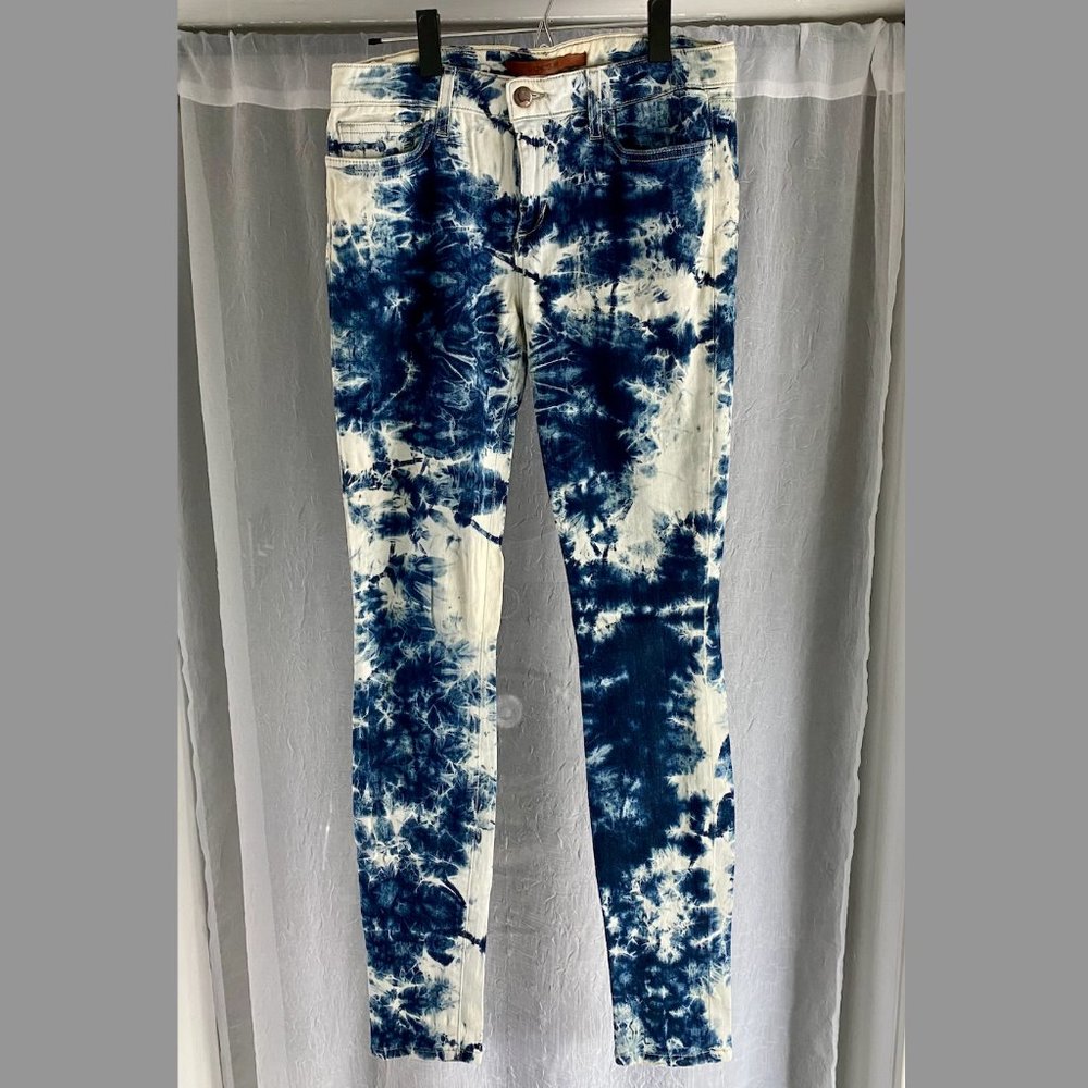 Joe's 'The Skinny' mid-rise bleached die dye skinny jeans, women's size 28